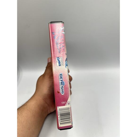 X-Men (Sega Genesis, 1993) Box And Cart - Picture 3 of 8